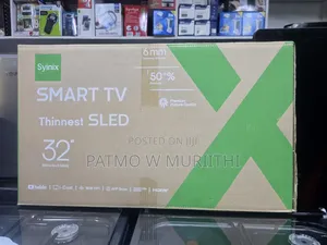 Syinix 32inches Tv Smart Android Thinnest Sled