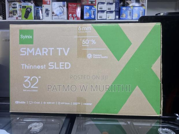 Syinix 32inches Tv Smart Android Thinnest Sled