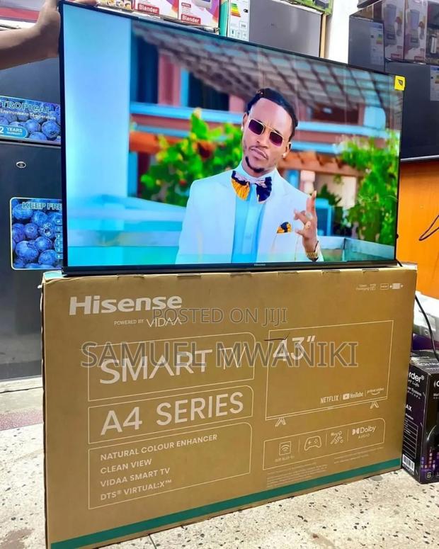 Hisense 43" A4 Smart Tv FHD 1080 Pixels Frameless Display