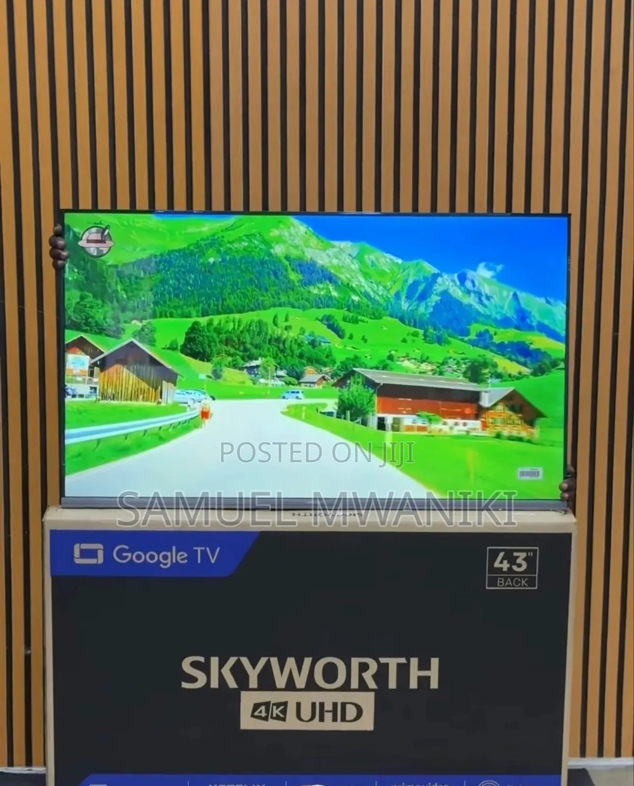 Skyworth 43′′ Uhd Google Smart Tv Frameless New Model