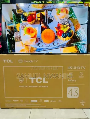 TCL 43′′ Uhd HDR Google Smart Frameless Tv Dynamic Colour