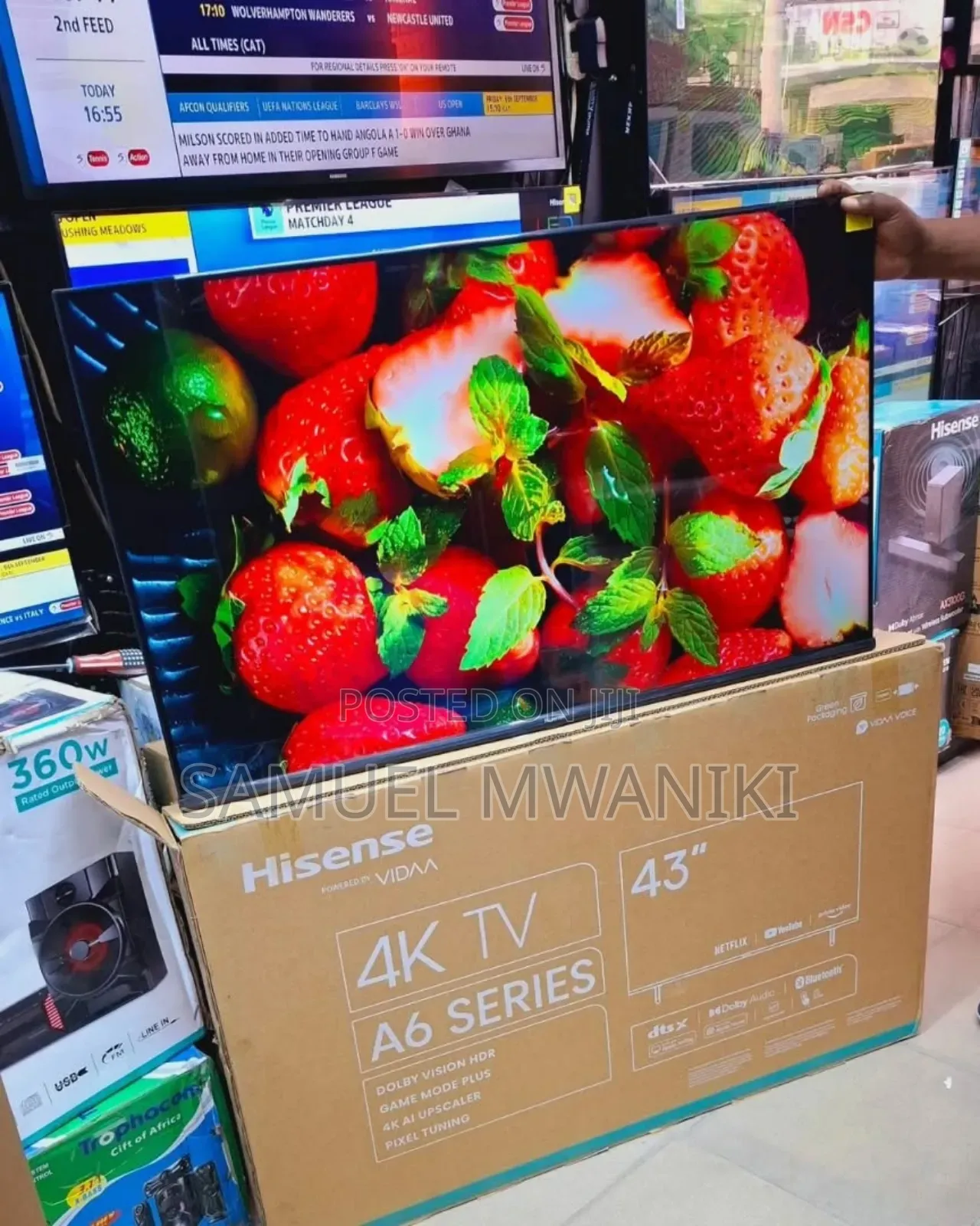 Hisense 43′′ Uhd A6k Series Smart Frameless Tv
Bluetooth