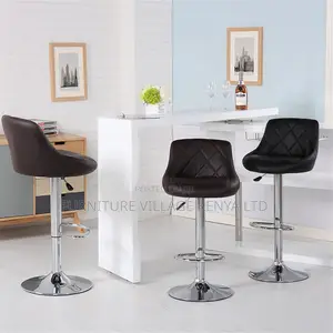Bar Stool Pu Kitchen Chair Height Adjustable