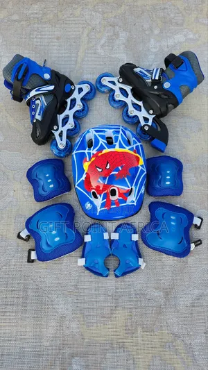 Size 31-42 Blue Full Set Roller Skates Shoes