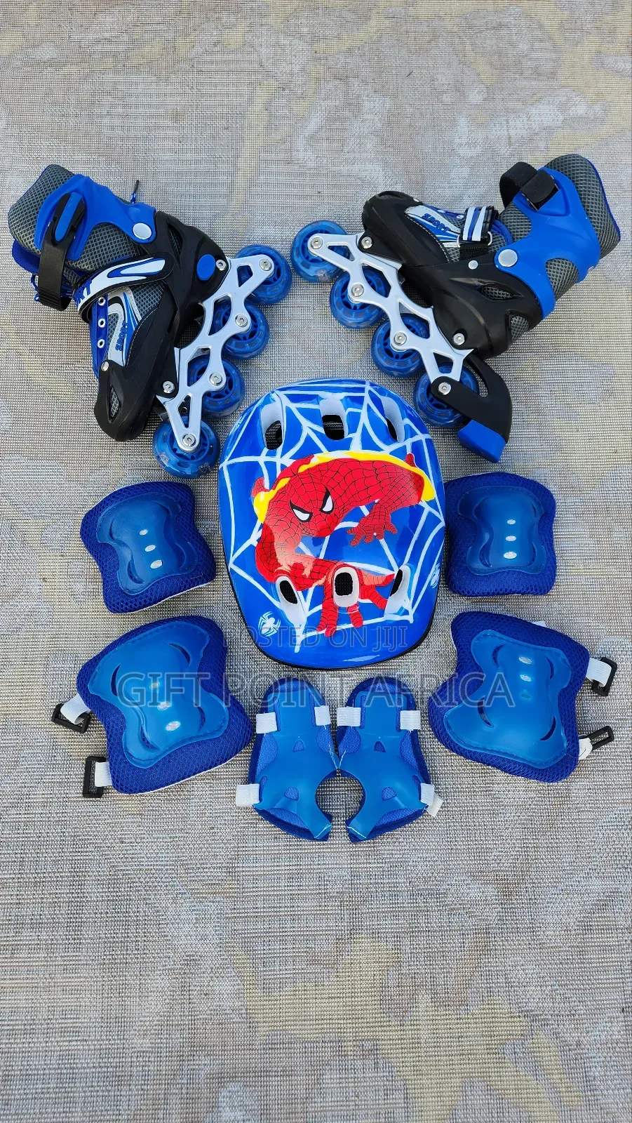 Size 31-42 Blue Full Set Roller Skates Shoes