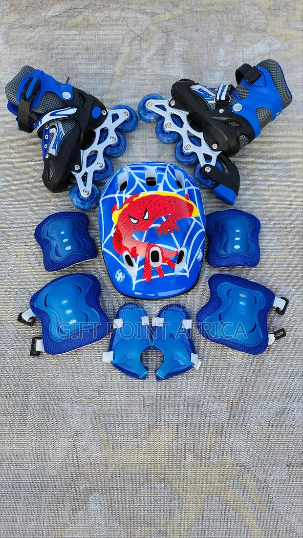 Size 31-42 Blue Full Set Roller Skates Shoes - thumbnail 2