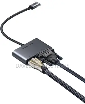 Ugreen Usb-C to Hdmi + Vga +Usb 3.0 Adapter With Pd