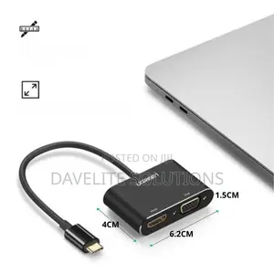 Ugreen Usb-C to Hdmi + Vga +Usb 3.0 Adapter With Pd