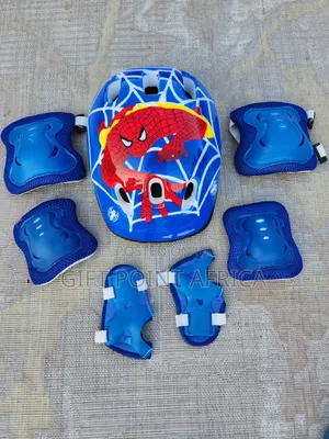 7 in 1 Blue Protective Gears for Kids( Helmet and Guards)