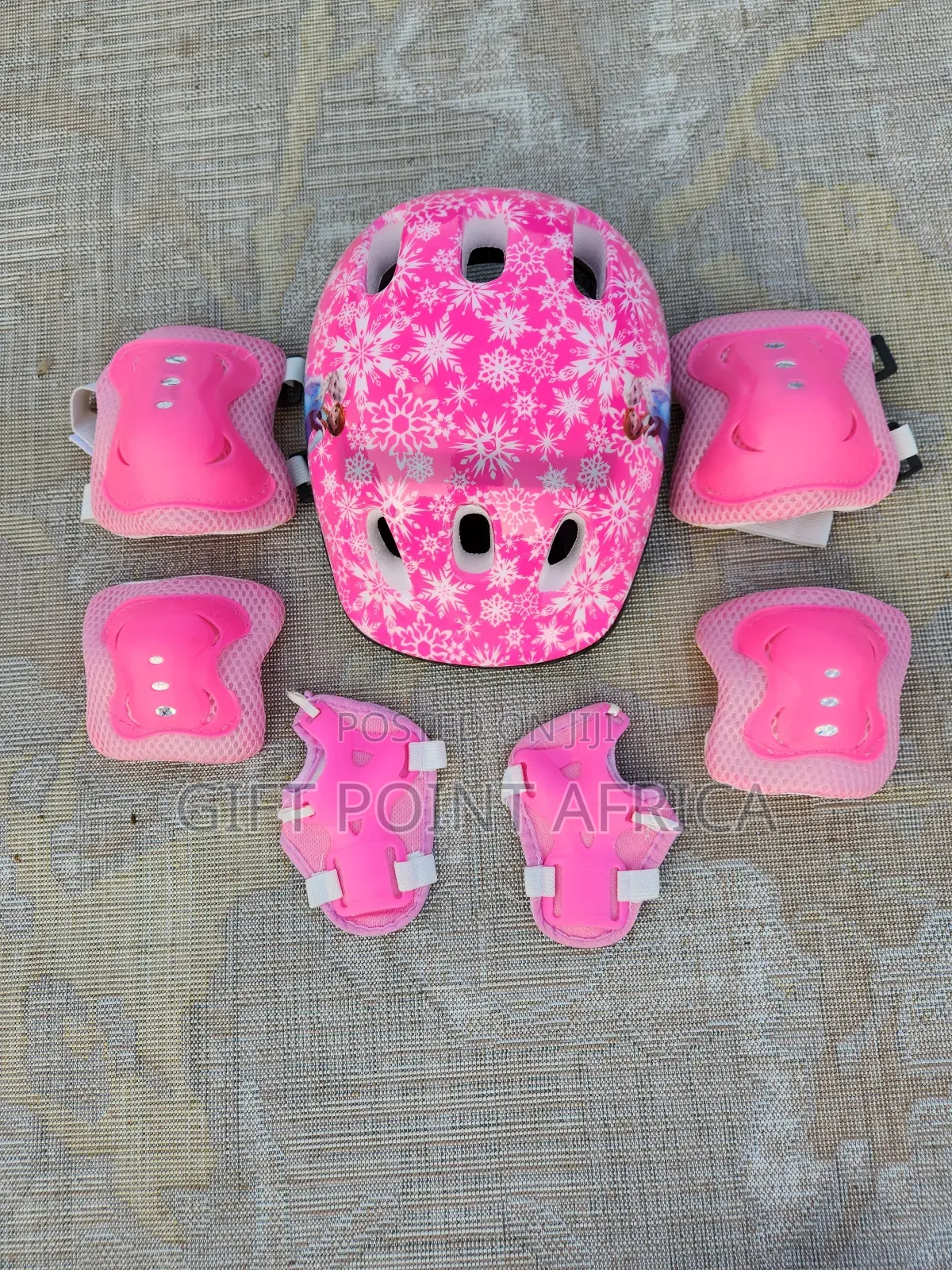 Pink 7 in 1 Protective Gears (Frozen) for Kids