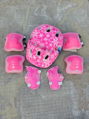 7 in 1 Protective Gears Pink in Color (Helmet and Guards)