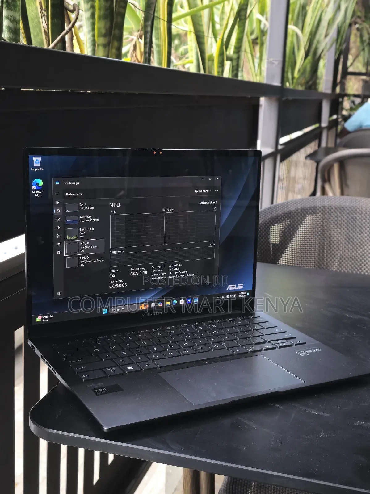Laptop Asus Zenbook 14 UX434 16GB Intel Core Ultra 7 SSD 1T