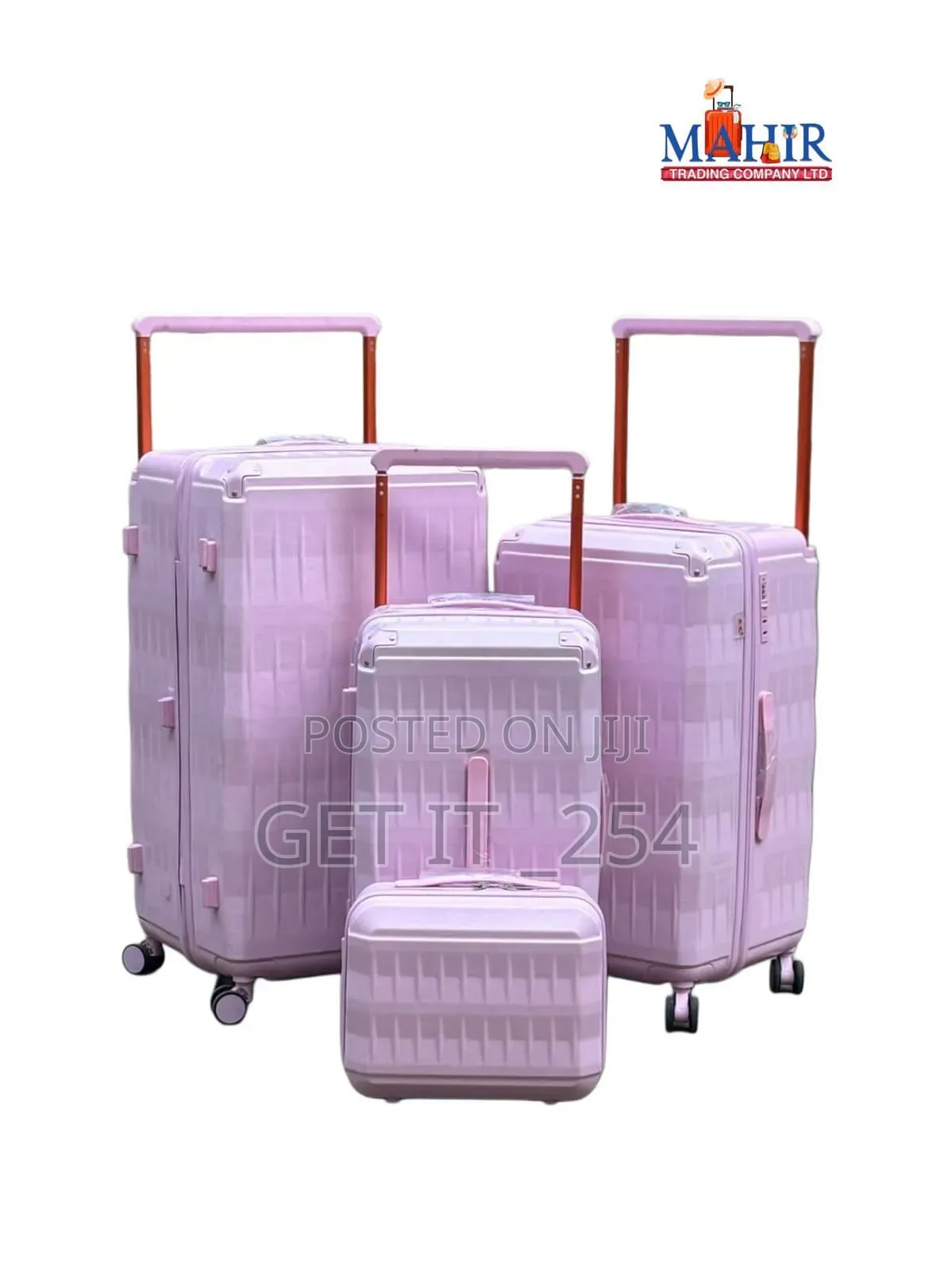 *4 in 1 Luxurious Unbreakable Suitcase*
Zipper Closure