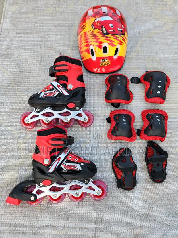 Full Set Adjustable Roller Skates Shoes With Gears