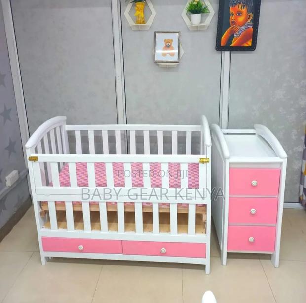 Cute Pink  Cot*Baby Cot - main view