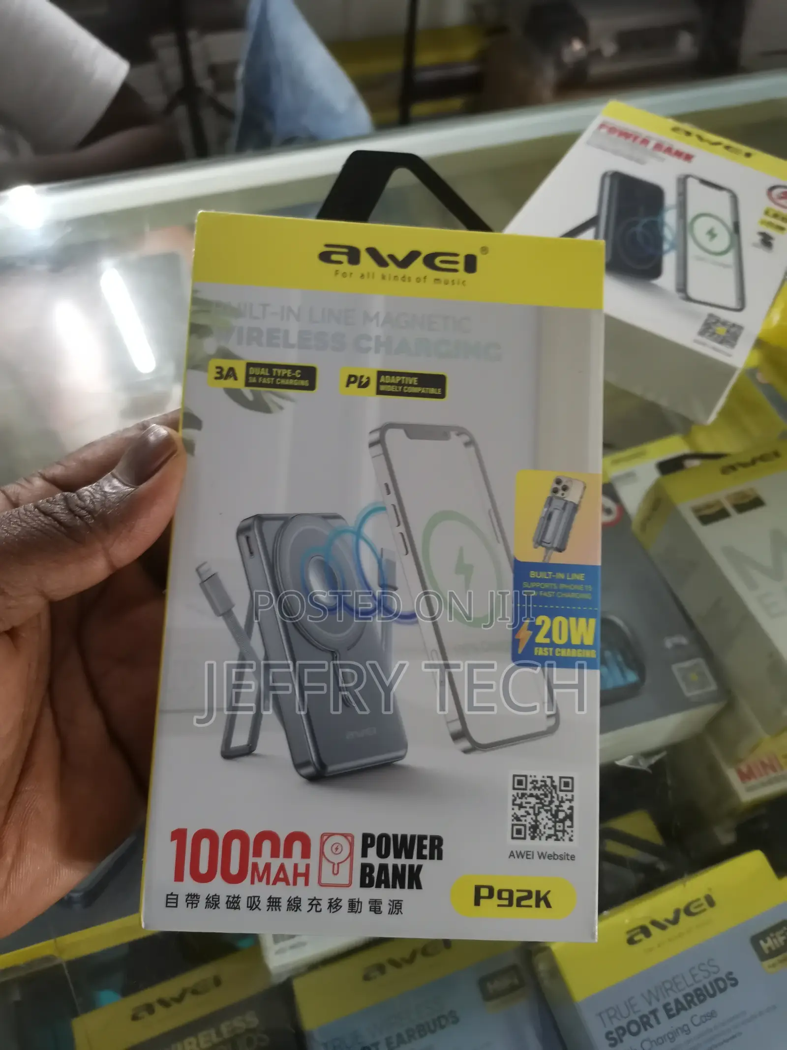 Awei P92k Magnetic Wireless Charging Power Bank