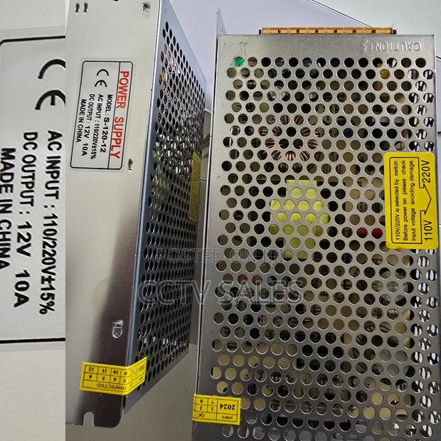 8cctv Power Supply Dc12v10a Output 120w Open - main view