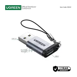 Ugreen Usb-C Female to Usb-a 3.0 Male Adapter, Support Charg