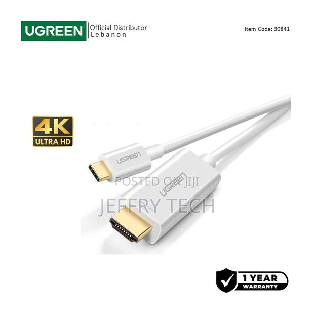 Ugreen Usb-C Male to Hdmi Male Cable 1.5m, Support at 30hz