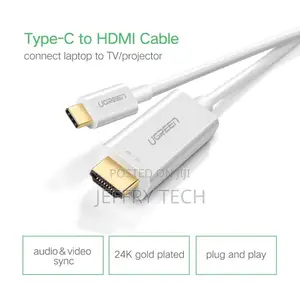 Ugreen Usb-C Male to Hdmi Male Cable 1.5m, Support at 30hz