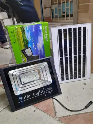 Mono Solar Security Light 100w Plus Solar Panel