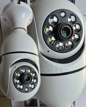 1080p Wireless PTZ Bulb Shaped Indoor Camera 360°