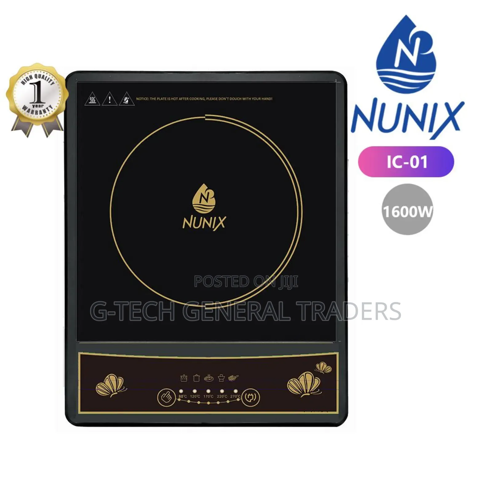 Nunix Ic-01 Energy Saver 1600w Induction Cooker