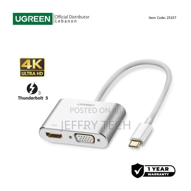 Ugreen Usb-C to Hdmi + Vga Converter -