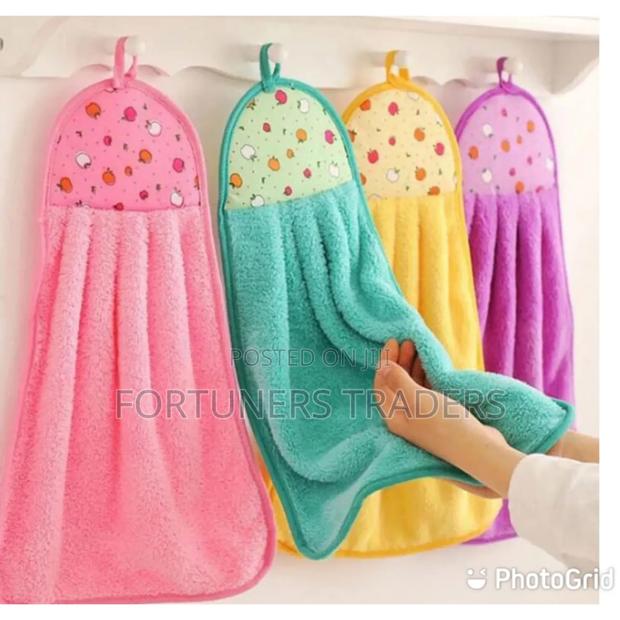 *Super Absorbent Coral Fleece Kitchen Towels
