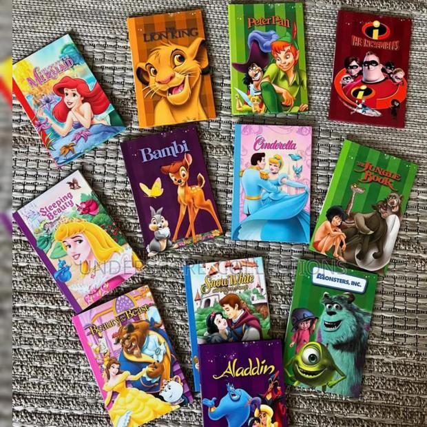 12 Disney Hardcover Story Book