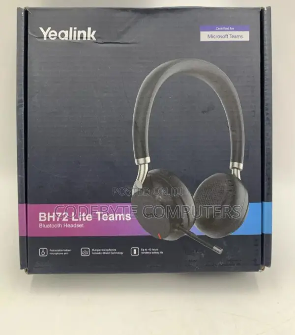 Yealink Bh72 Lite Teams Bluetooth Wireless Headset