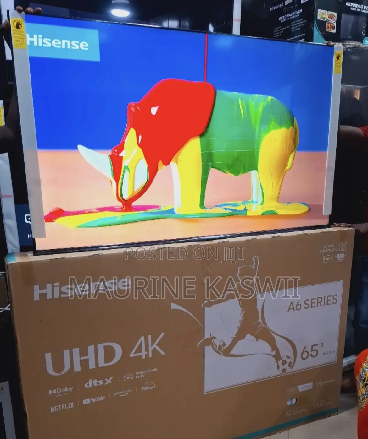 Hisense 65 Inch Smart Frameless 65 A6 (2024)