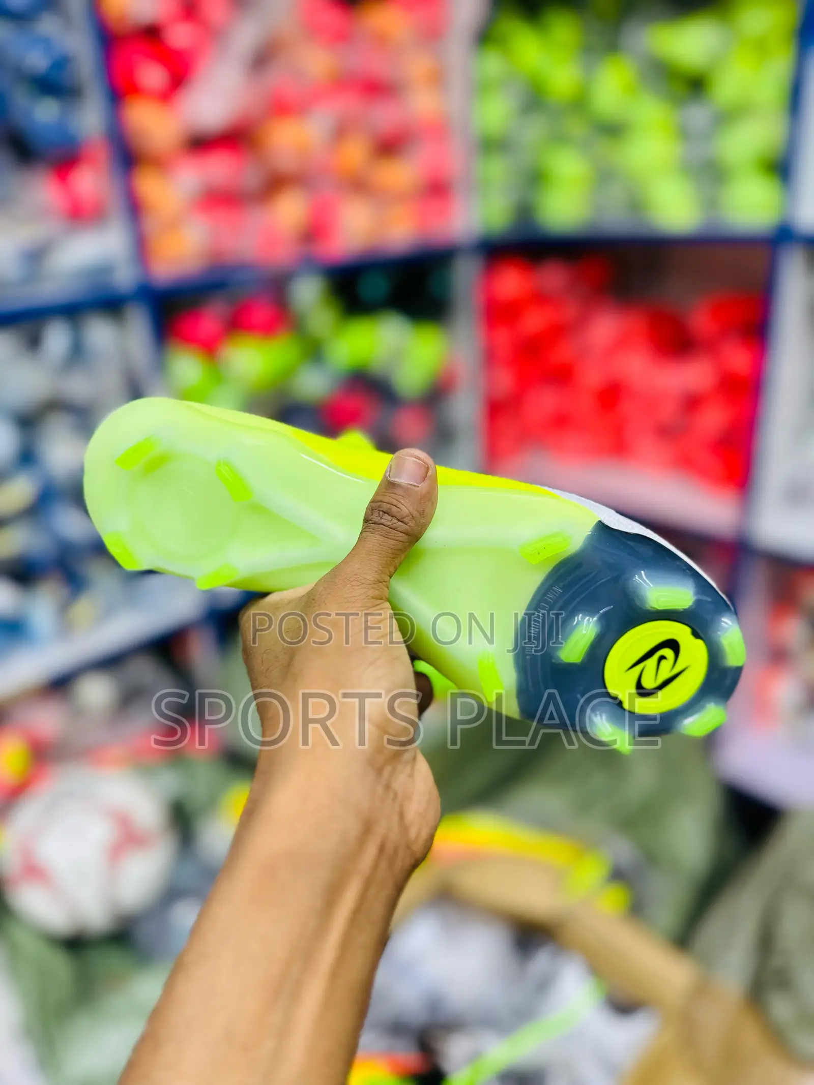 Nike Luna 2 Grey and Green Football Boots