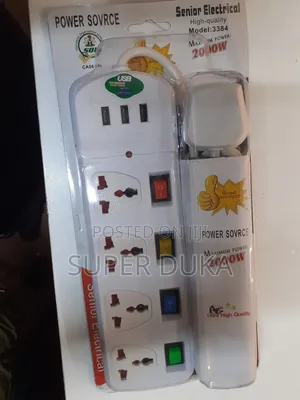 Power Extension Socket.3m Cable.3 Usb Ports.High Quality