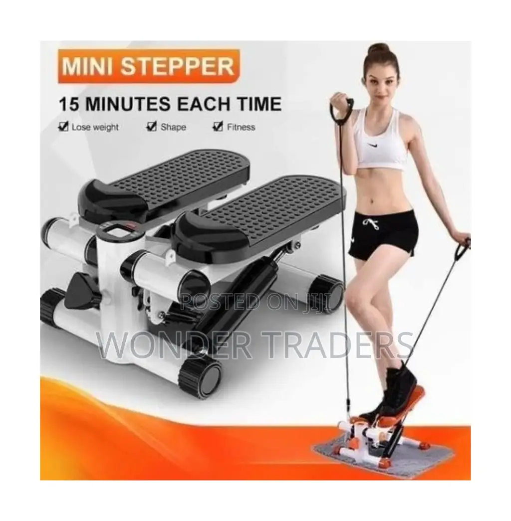 Ministepper With Resistance Bands.
