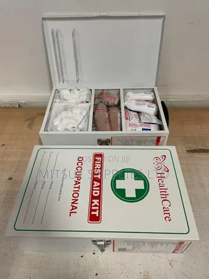 First Aid Box- Fully Equipped Industrial Size Metal Box