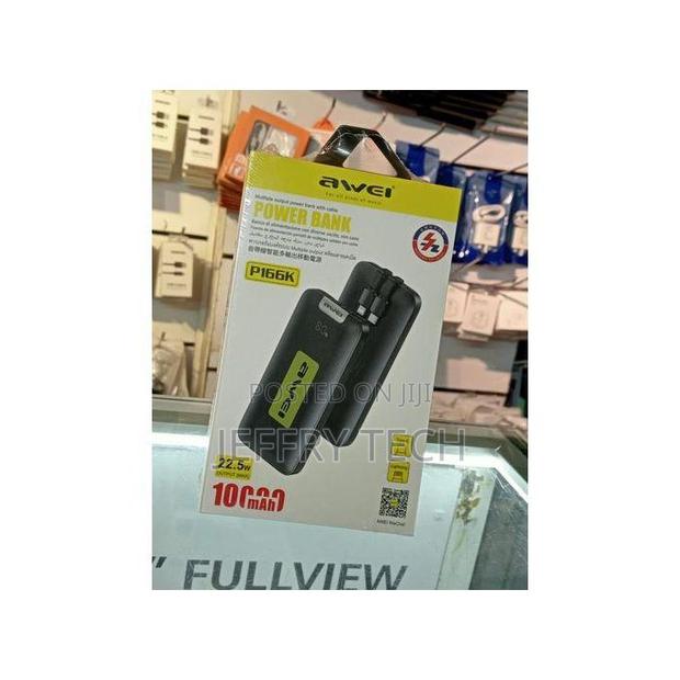 Awei 10000mah Power Bank 22.5watts Ouput, Fast Charging - main view