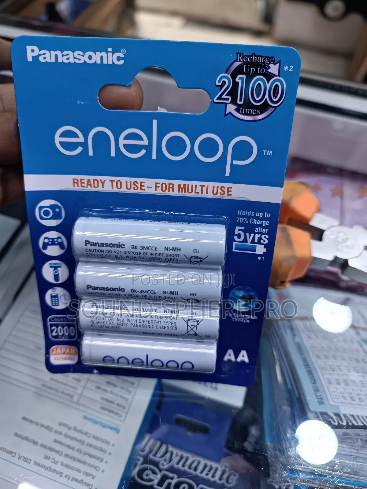 Panasonic Eneloop 4 Aa Rechargeable Batteries