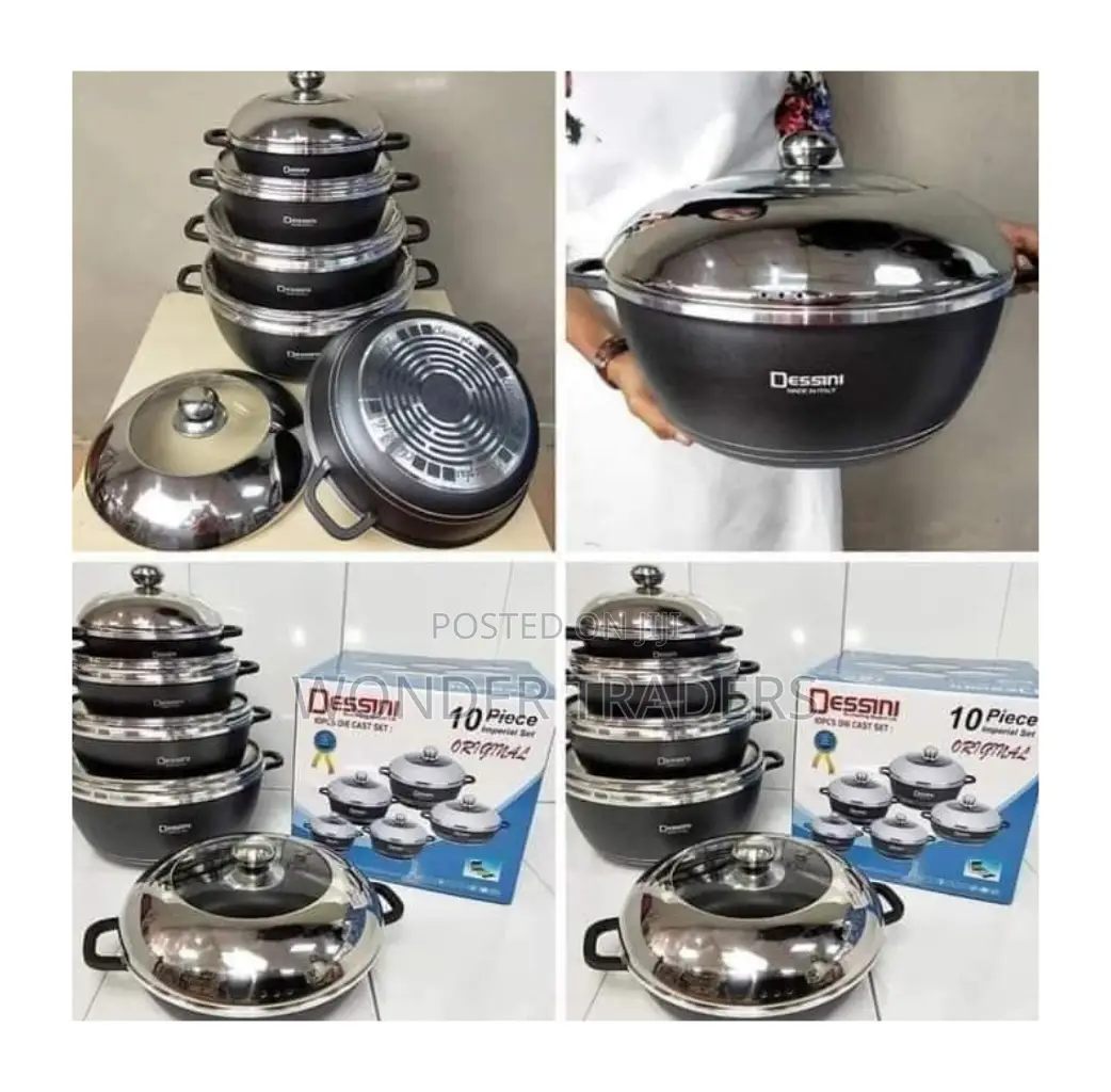 ;Dessin 10pc Cookware Black:;