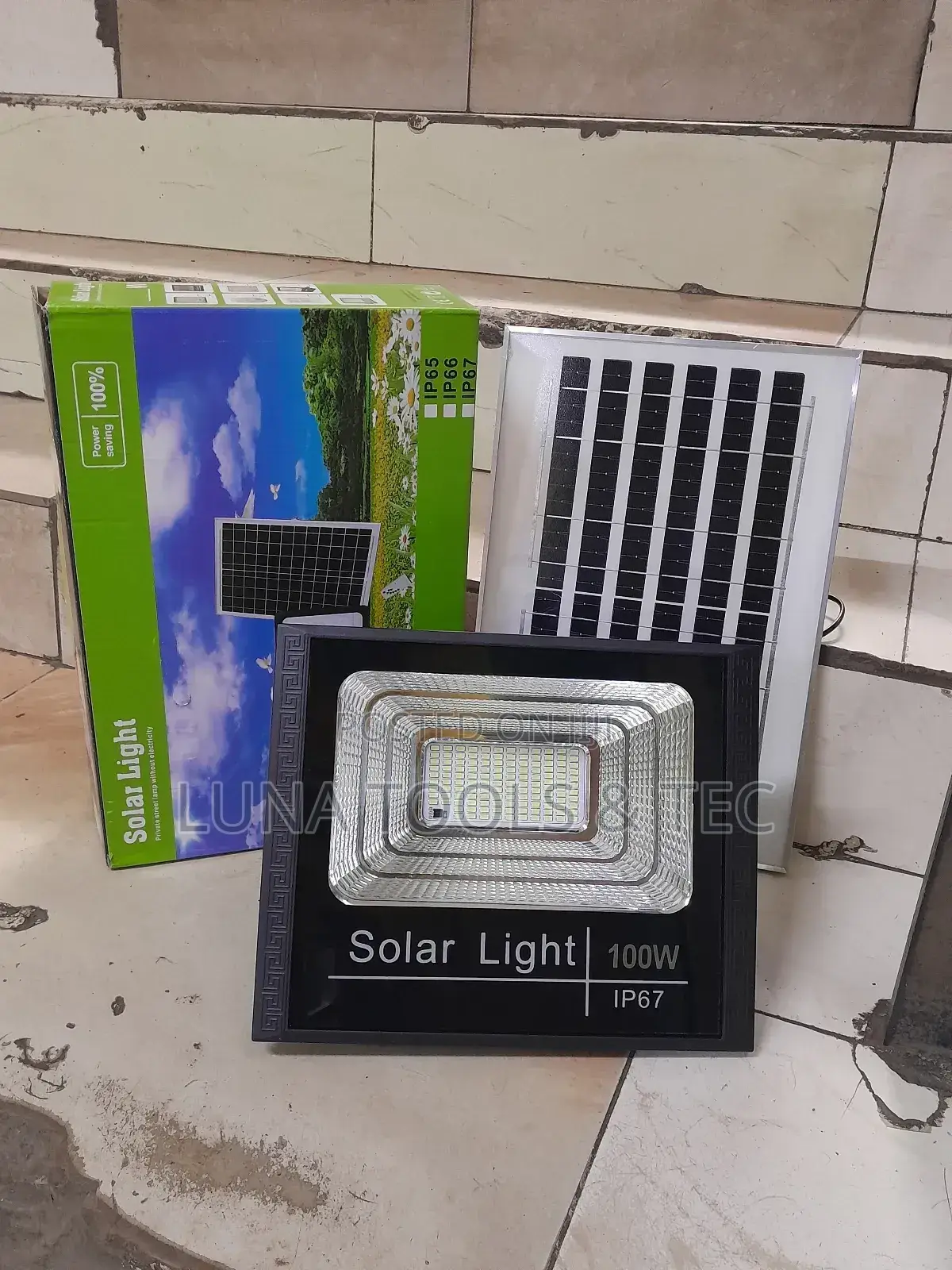 Ip67 100w Solar Lights 20v