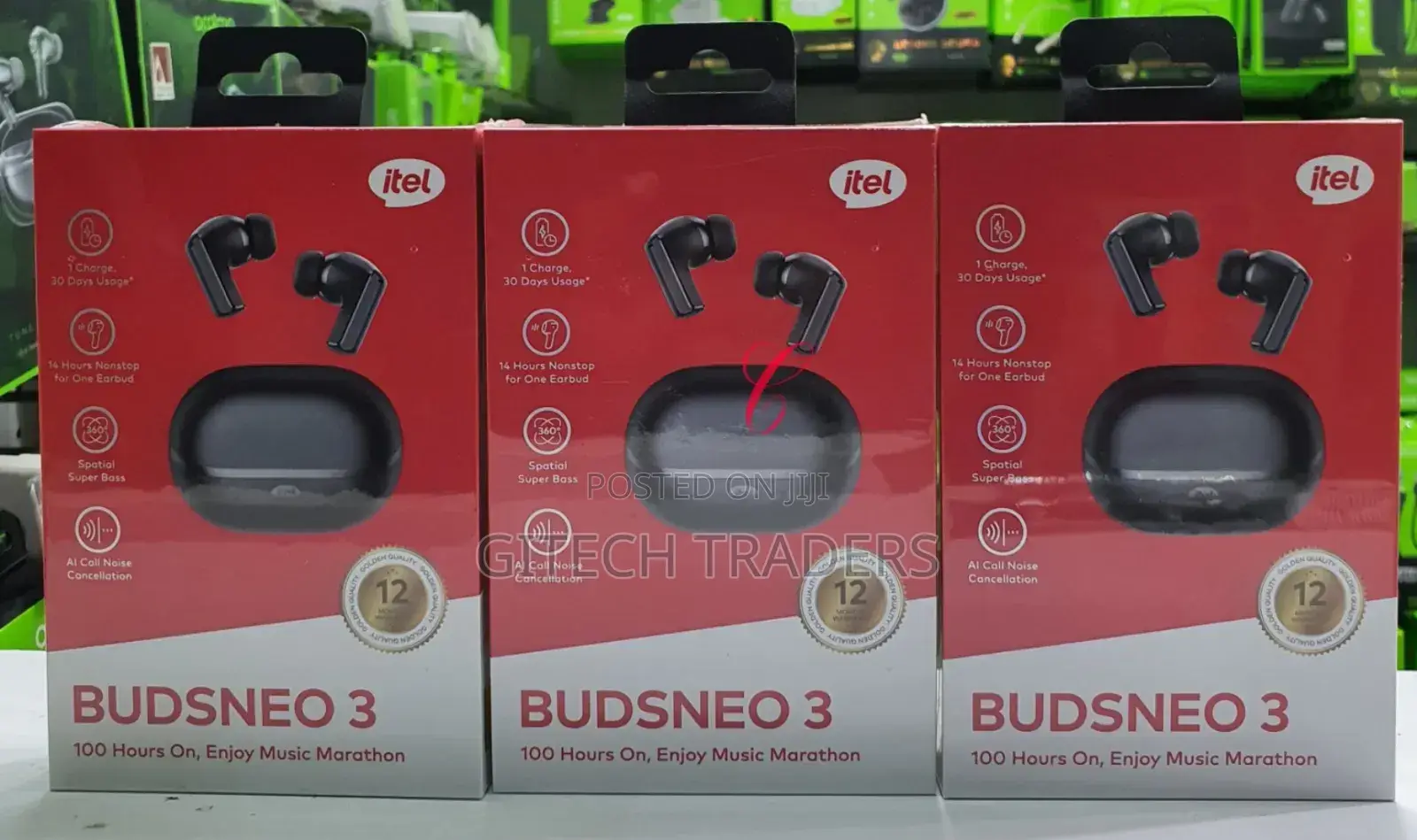 Itel Buds Neo 3 Ai Call Noice Cancellation Earbuds