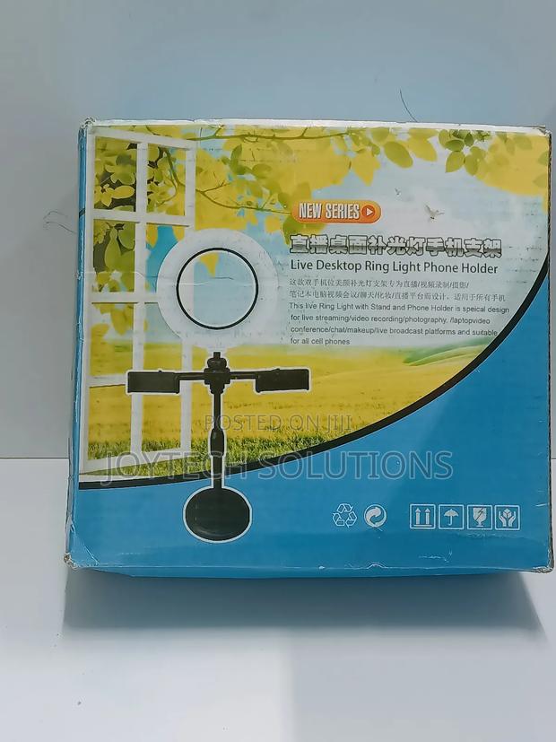 High Quality Phone Holder Tripod Stand With 2 Phone Holders - thumbnail 2