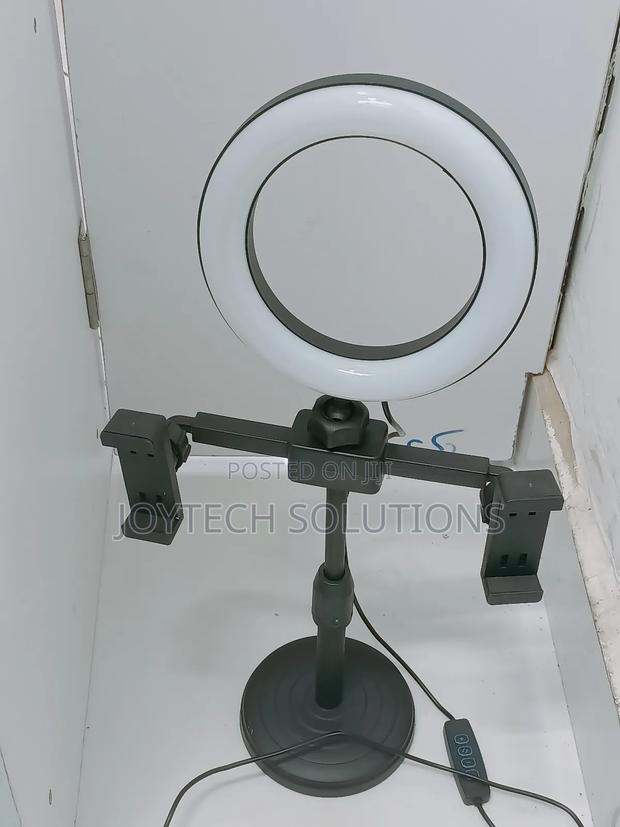 High Quality Phone Holder Tripod Stand With 2 Phone Holders - main view