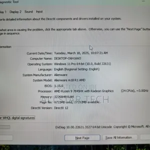Laptop Dell Alienware M18X 32GB AMD Ryzen 9 SSD 2T