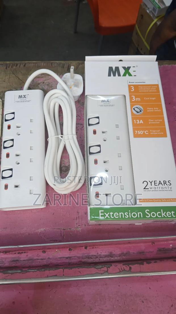 Mx Power Extension Socket 3 Ways 3 Metres Corded - main view