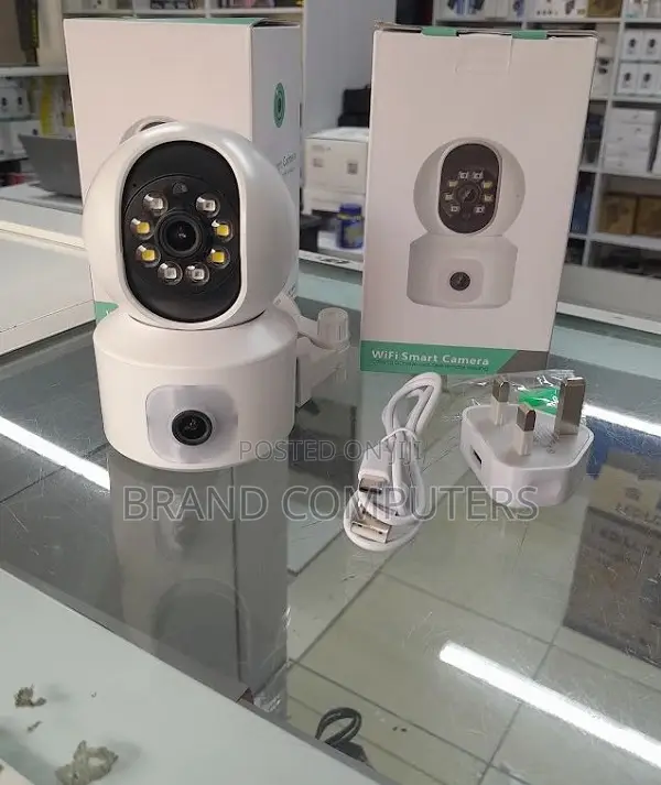 Wifi Camera Dual Lens Smart Ai Security Night Vision