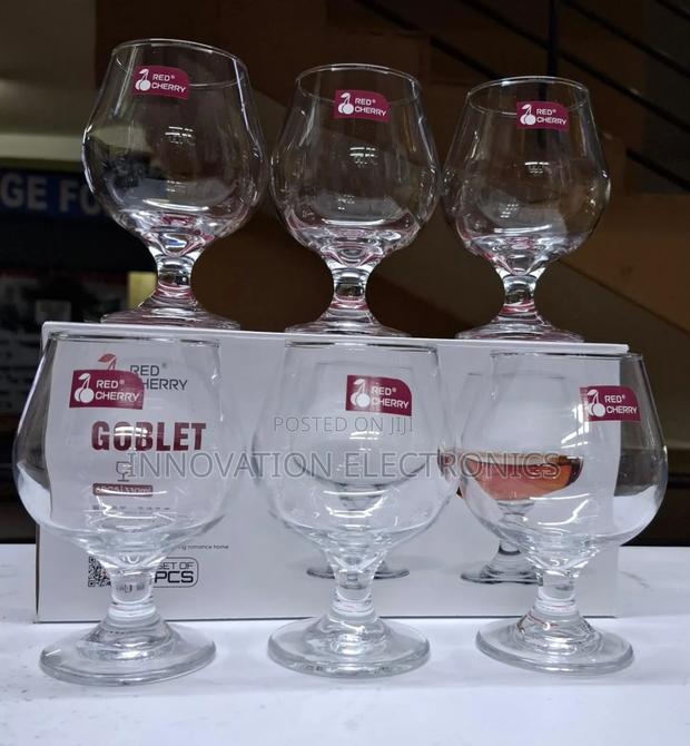 Set of 6pcs Cognac Glasses