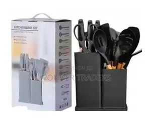 19pc Silicon Spoons Available in Black and Grey