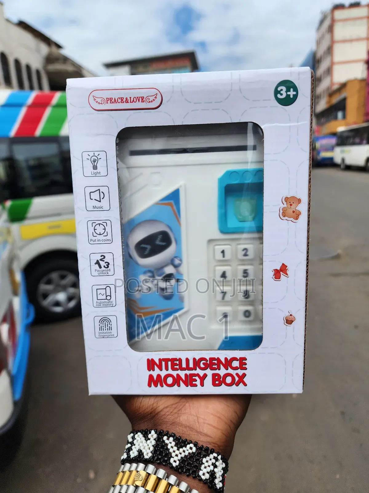 Piggy Bank With Fingerprint