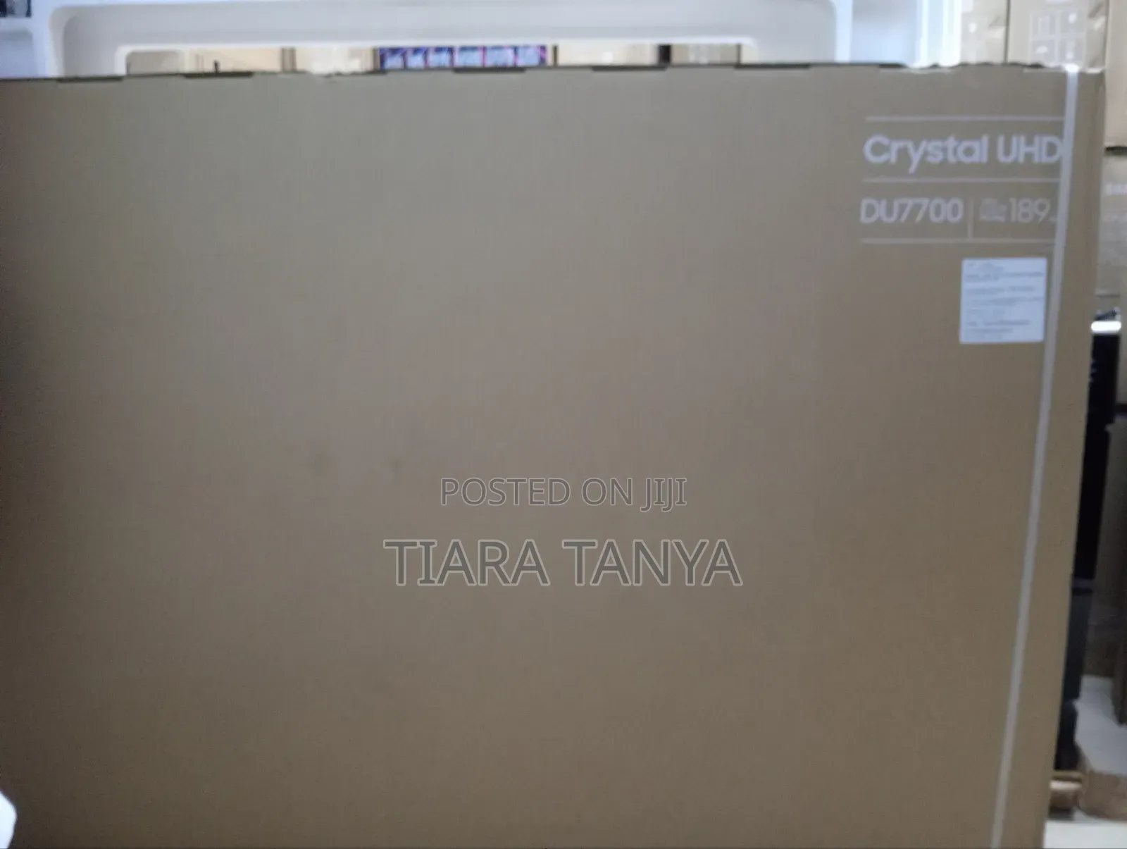 Samsung 75'' Ultra Hd Vivid Crystal Frameless Smart Tv W